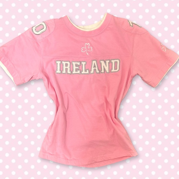 Retro Classics Tops - y2k ireland jersey baby tee